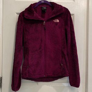Maroon North Face jacket